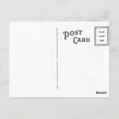 Drie Bunnies paasbegroet Briefkaart (Achterkant)