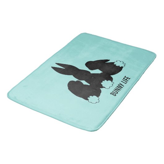 Drie Bunny Rabbits Bath Mat (Gekanteld)