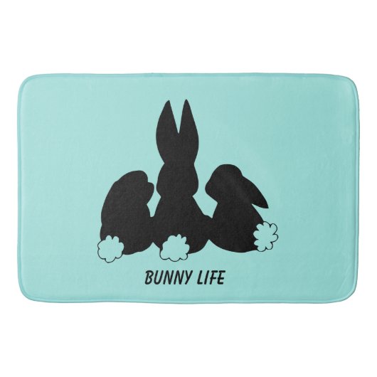 Drie Bunny Rabbits Bath Mat (Voorkant)
