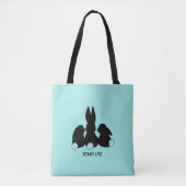 Drie Bunny Rabbits Canvas tas (Voorkant)