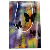 Drie Butterflies Medium Cadeauzakje (Voorkant)