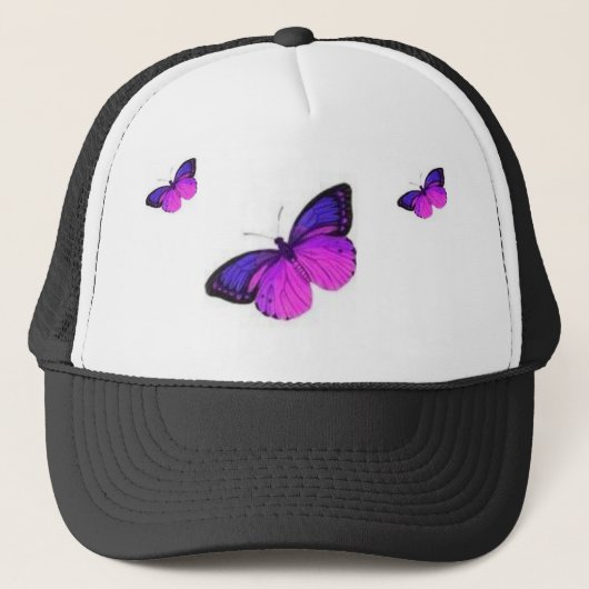 DRIE BUTTERFLYS TRUCKER PET (Voorkant)