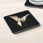 Drie Calla Lilies Bier Onderzetter (Linkerzijde)