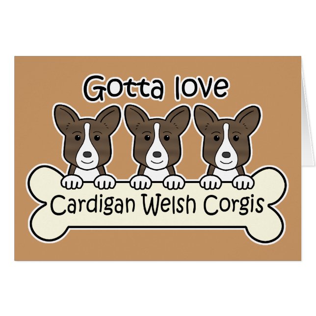 Drie Cardigan Welse Corgis (Voorkant Horizontaal)