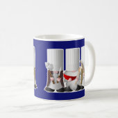 Drie chef-koks en bakkerskabouters koffiemok (Voorkant rechts)