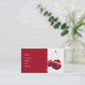 Drie Cherries-profielkaart Visitekaartje (Staand voorkant)