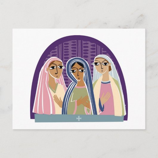 Drie Christelijke Bridesmaids Briefkaart (Voorkant)