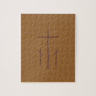 Drie Christelijke snijstokken Legpuzzel