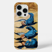 DRIE CHRISTMAS ANGELS IN BLUE PARCHCHCHMENT Case-Mate iPhone CASE (Achterkant)