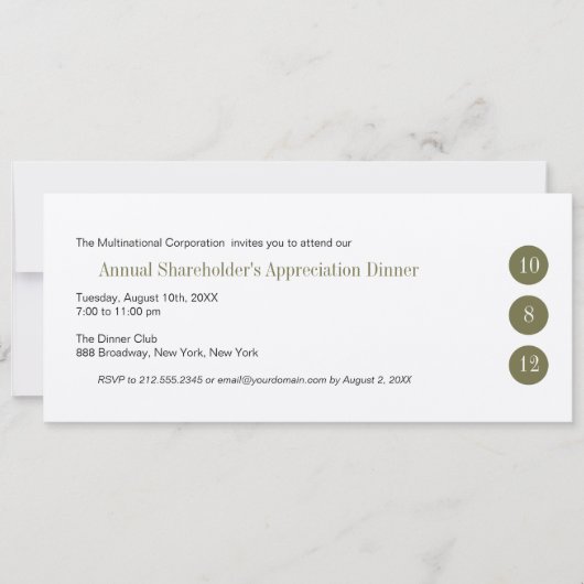 Drie Circles Collectieve Uitnodiging (Voorkant)