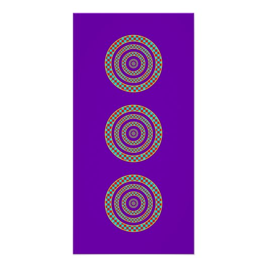 Drie Cirkels Perfect Poster (Voorkant)