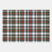 Drie Clan Stewart Patronen Inpakpapier Vel (Voorkant)