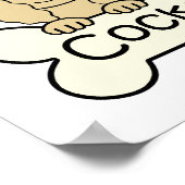 Drie Cocker Spaniels Poster (Hoek)