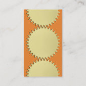 Drie cog Wheels - Oranje Visitekaartje (Achterkant)