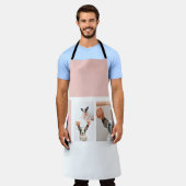 Drie collage foto | Dog Valentijns Gift Schort (Gedragen)