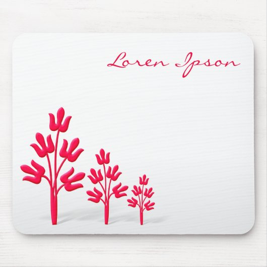 Drie Crimson Trees Muismat (Voorkant)