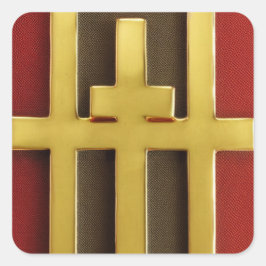 Drie Crosses Sticker