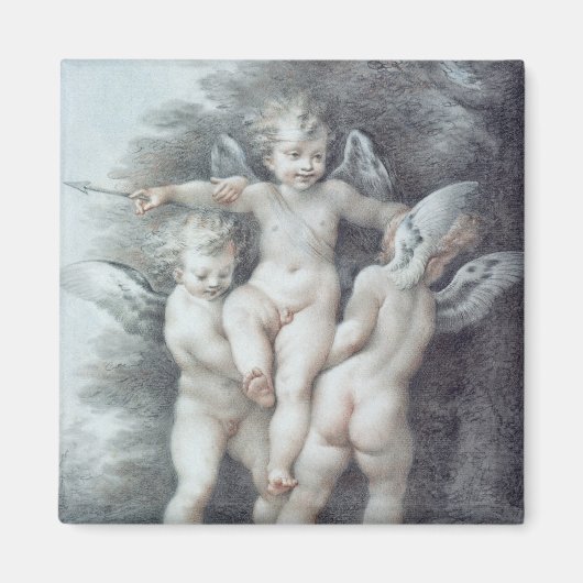 Drie Cupids Magneet (Voorkant)