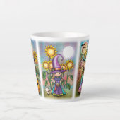 Drie Cute Halloween-getuigen van Molly Harrison Latte Mok (Voorkant)