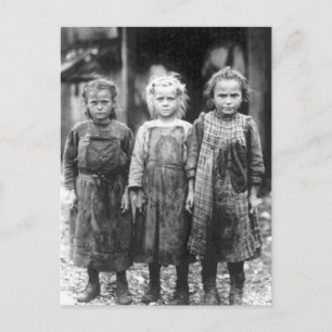 Drie Cute Little Girls  South Carolina Briefkaart