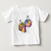 Drie Cute Whimsical Colorful Birds (Voorkant)