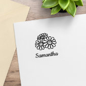 Drie dagen Aangepaste naam Rubberstempel