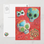 Drie dagen van de doden briefkaart (Voorkant / Achterkant)