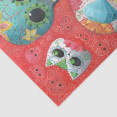 Drie dagen van de doden tissuepapier (Detail)