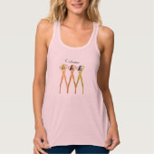 Drie dames met lange poten, permanent Thunder_Cove Tanktop (Voorkant)