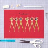 Drie dames met lange poten, permanent Thunder_Cove Tissuepapier (Craft)