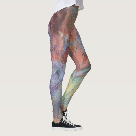 Drie danseressen van Edgar Degas, Kunst van het ba Leggings (Rechts)