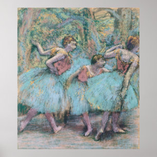 Drie dansers Edgar Degas Poster