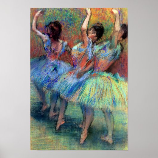 Drie dansers van Degas Poster (Voorkant)