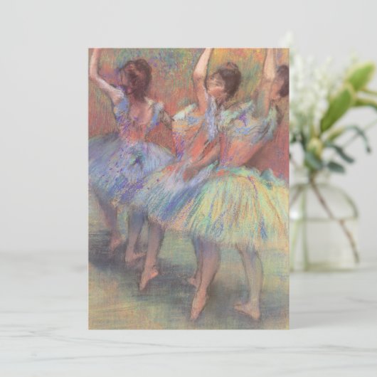 Drie dansers van Edgar Degas, balletkunst (Staand voorkant)