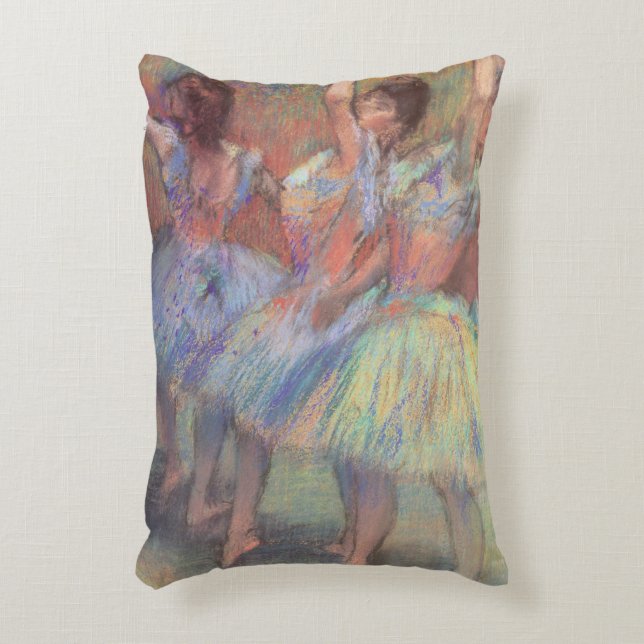 Drie dansers van Edgar Degas,  balletkunst Accent Kussen (Voorkant(Verticaal))