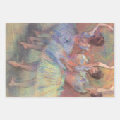 Drie dansers van Edgar Degas, balletkunst Inpakpapier Vel (Voorkant 3)