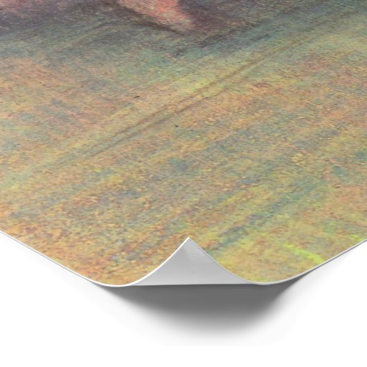 Drie dansers van Edgar Degas,  balletkunst Poster (Hoek)