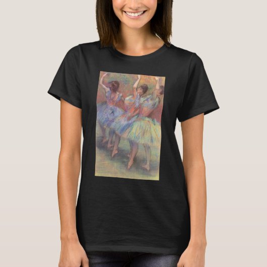 Drie dansers van Edgar Degas, balletkunst T-shirt (Voorkant)