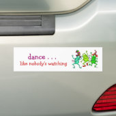 Drie danskikkers bumpersticker (Op auto)