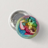 DRIE DEE Button! Ronde Button 3,2 Cm (Voorkant /achterkant)