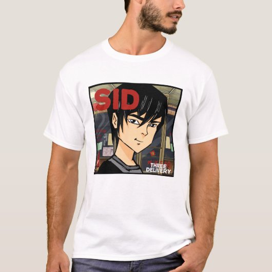 Drie Delivery™ Sid T-shirt (Voorkant)