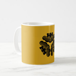 Drie dennen naar binnen gericht koffiemok