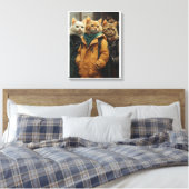 Drie detectives op het Hoesje Canvas Afdruk (Insitu (Slaapkamer))