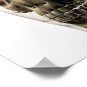 Drie dimensionale Uitzichten van de menselijke sch Poster (Hoek)