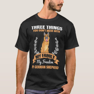Drie dingen die je met de Duitse herder hebt gedaa T-shirt