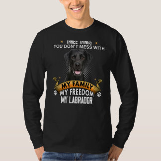 Drie dingen die je niet meemaakt met Black Lab Dog T-shirt