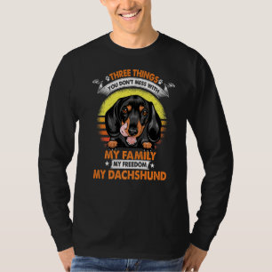 Drie dingen die je niet meemaakt met Dachshund Fun T-shirt