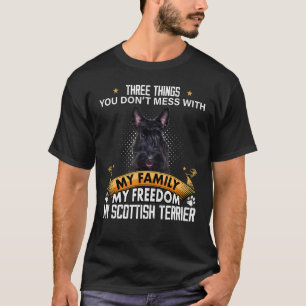 Drie dingen die je niet met Schotse Terrier vermaa T-shirt