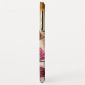 DRIE DOGGIEËN MET ROZEN MONOGRAM Case-Mate iPhone CASE (Achterkant/links)