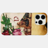 DRIE DOGGIEËN MET ROZEN MONOGRAM Case-Mate iPhone CASE (Achterkant (horizontaal))